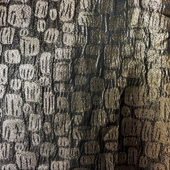 NWT Loft Metallic Gold & Black Skirt Size 16 - Picture 5 of 5